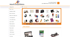 Desktop Screenshot of adanapromosyonreklam.com
