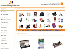 Tablet Screenshot of adanapromosyonreklam.com